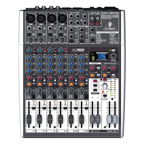 Behringer Xenyx X1204USB 12 Input 2/2 Bus Mixer With FX and USB