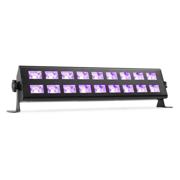 Beamz BUV293 UV LED BAR With 2 X 9 UV 3W LEDs