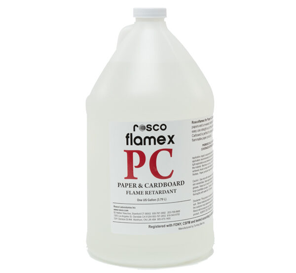 Rosco Flamex PC 3.8L Flame Retardant For Paper & Cardstock