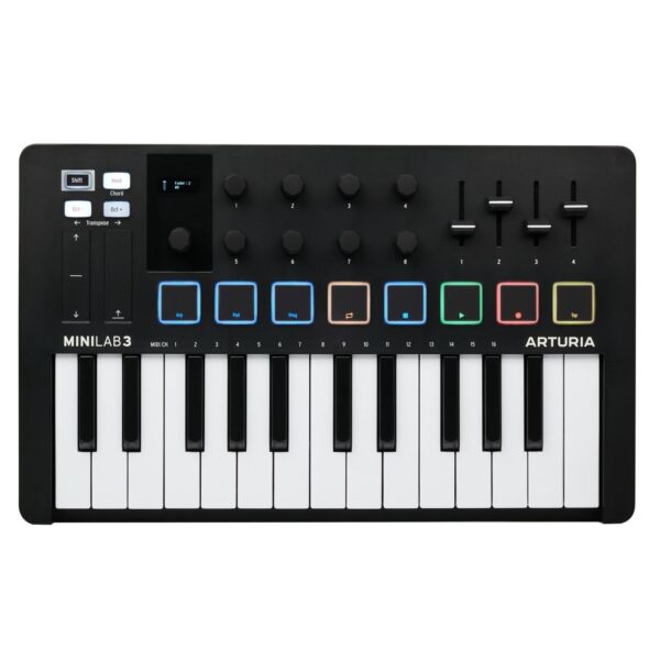 Arturia MINILAB-MK3 Compact MIDI Keyboard - Black