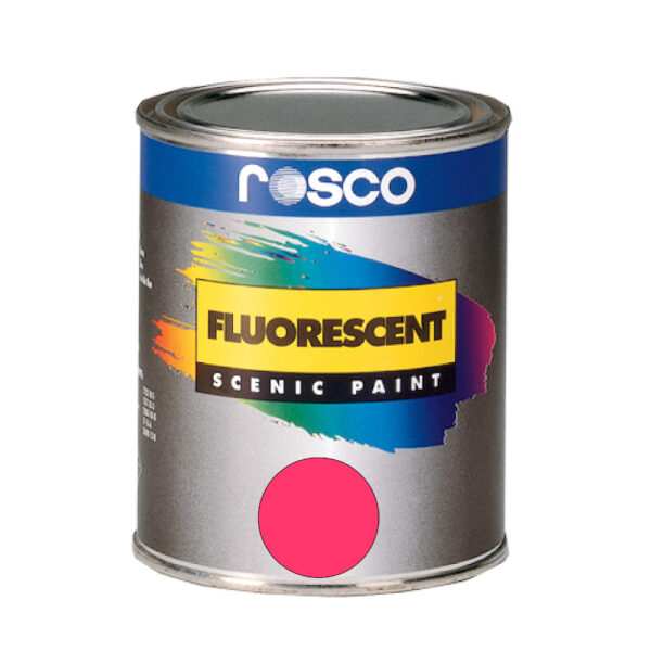 Rosco Fluorescent Scenic Paint - Fluorescent Paint Pink - Quart (946mL)