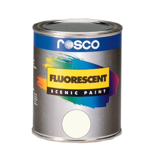 Rosco Fluorescent Scenic Paint - Fluorescent Paint White - Quart (946mL)