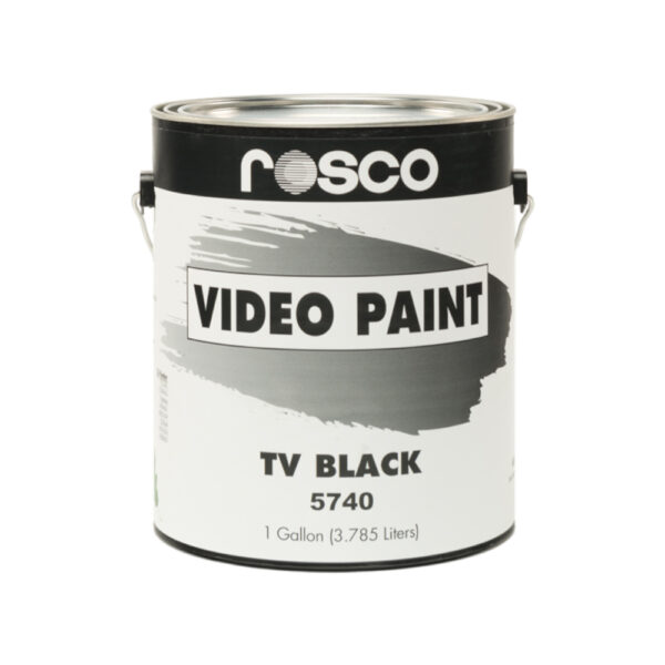 Rosco TV Paint Black 5740 - 3.79 Litre Can