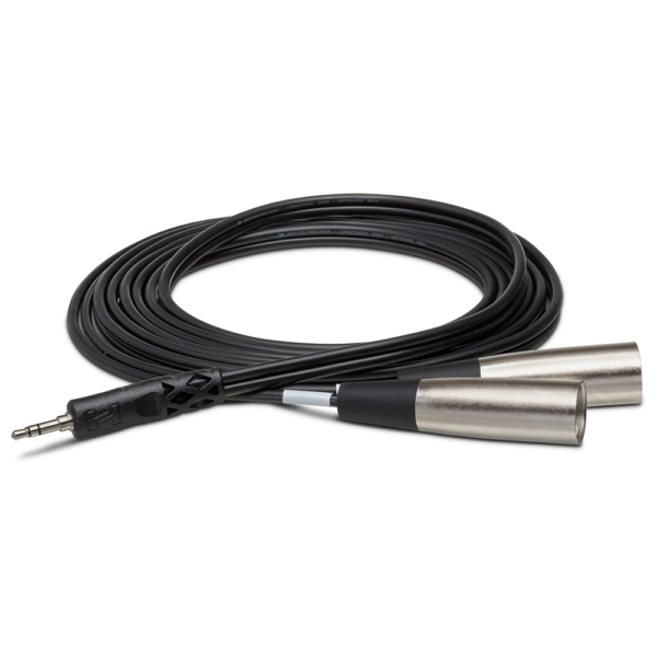 Hosa CYX-403M 3m Stereo Breakout 3.5mm TRS to Dual XLR3m