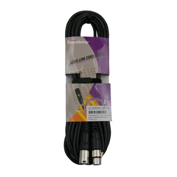 Soundking XLRMXLRF10 10m Metre XLR 3 Male to XLR 3 Female Lead