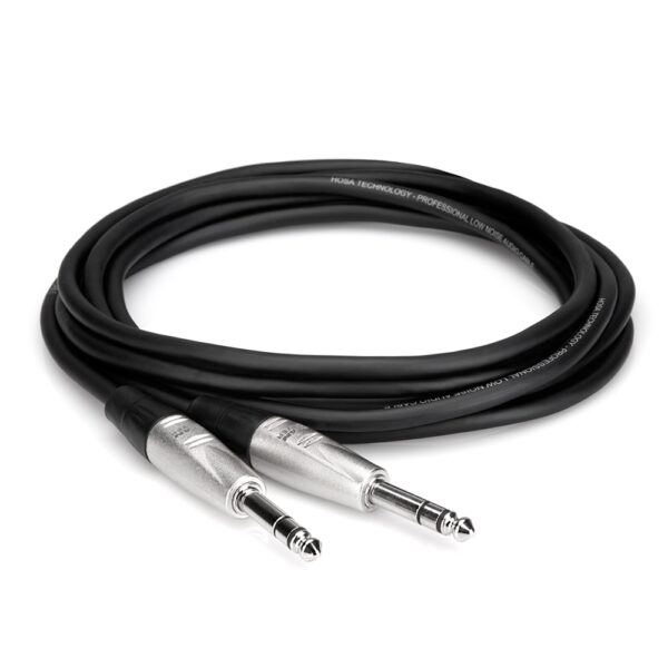 HOSA Pro Series HSS-003 6.35mm TRS to same Balanced Interconnect 3ft