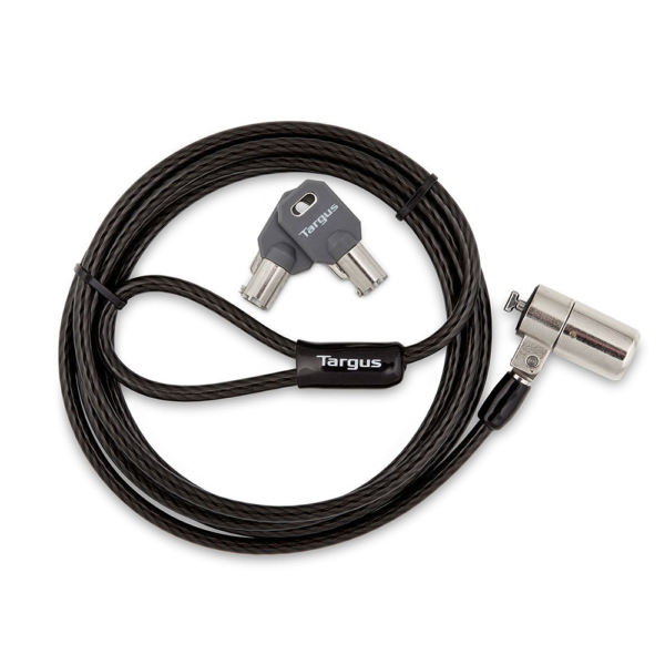 Targus Defcon T-Lock Key Cable Lock for Laptops