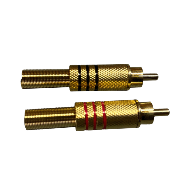 LUML RCA Plug - Red and Black Pair