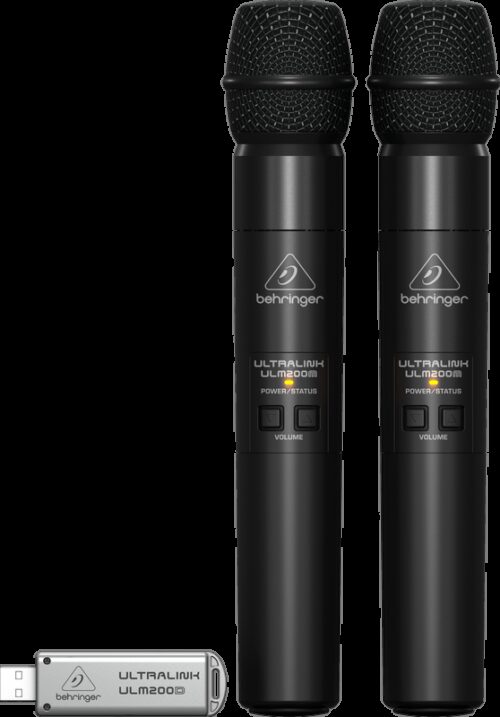 Behringer ULM202USB Dual Wireless USB Handheld Microphone | Light up my ...